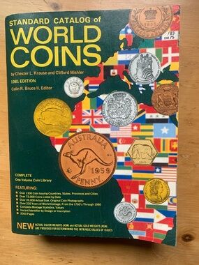 Standard Catalog of World Coins 1981 Edition - Dark Green Cover